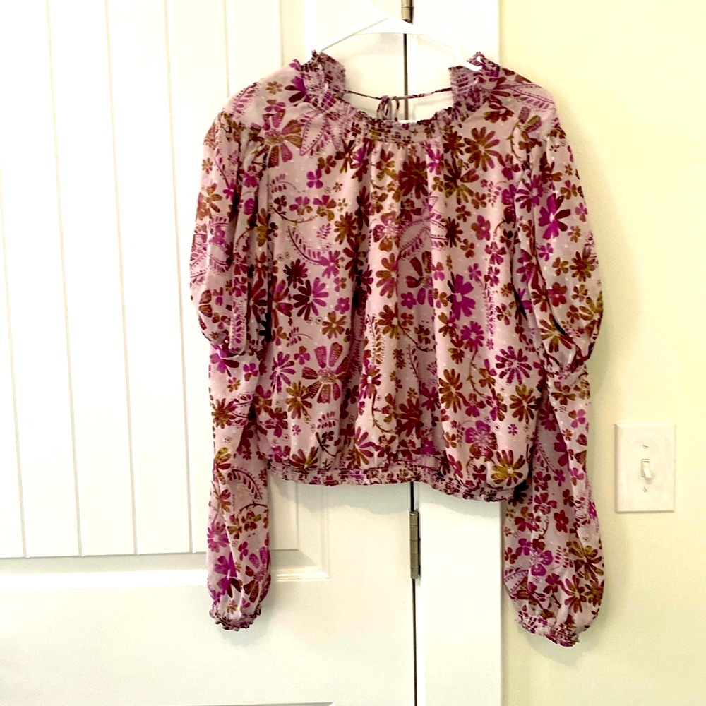 Free People Floral Top - NWT - Picture 1 of 5